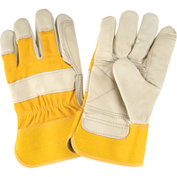 Gants d'ajusteur de premi&egrave;re qualit&eacute;, Grand, Paume en Cuir fleur de vache, Doublure en Coton Solutions industrielles ALPHA