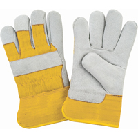 Premium Winter-Lined Fitters Gloves, Medium, Split Cowhide Palm, Foam Fleece Inner Lining Solutions industrielles ALPHA