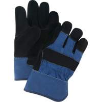 Gants d'ajusteur doubl&eacute;s pour l'hiver &agrave; chaleur sup&eacute;rieure, T-Grand, Paume en Cuir de vache refendu, Doublure en Thinsulate Solutions industrielles ALPHA