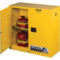 Armoires Sure-Grip EX pour produits inflammables, 30 gal., 2 Porte(s), 43" La x 44" h x 18" p Solutions industrielles ALPHA