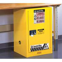 Armoire de s&eacute;curit&eacute; compacte pour produits inflammables EX Sure-Grip, 12 gal., 1 Porte(s), 23,25" La x 35" h x 18" p Solutions industrielles ALPHA