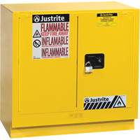 Armoire de s&eacute;curit&eacute; pour dessous de comptoir pour produits inflammables EX Sure-Grip, 22 gal., 2 Porte(s), 35" La x 35" h x 22" p Solutions industrielles ALPHA