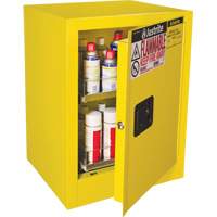 Armoire de s&eacute;curit&eacute; d'&eacute;tabli pour produits inflammables EX Sure-Grip, 24 gal., 1 Porte(s), 21" La x 27" h x 18" p Solutions industrielles ALPHA