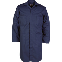 Sarrau de laboratoire, Poly-coton, 46, Bleu marine Solutions industrielles ALPHA