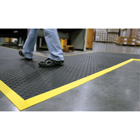 Rejuvenator Connect No. 502 Matting, Polyurethane, 3' W x 3' L, 5/8" Thick, Black Solutions industrielles ALPHA