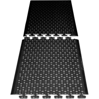 Rejuvenator Connect No. 502 Matting, Polyurethane, 3' W x 3' L, 5/8" Thick, Black Solutions industrielles ALPHA