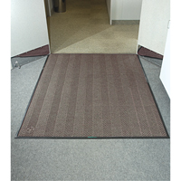 Waterhog&reg; Eco Elite Matting, Wiper/Scraper, 3' x 5' x 3/8", Chestnut Brown Solutions industrielles ALPHA
