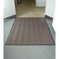 Waterhog&reg; Eco Elite Matting, Wiper/Scraper, 4' x 6' x 3/8", Chestnut Brown Solutions industrielles ALPHA