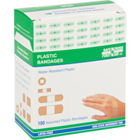 Bandages, Assorted, Plastic, Sterile Solutions industrielles ALPHA