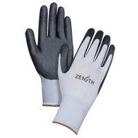 Lightweight Breathable Coated Gloves, 9/Large, Foam Nitrile Coating, 13 Gauge, Polyester Shell Solutions industrielles ALPHA