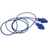 Bouchons d'oreille r&eacute;utilisables et d&eacute;tectable Rockets, Avec cordon, Taille unique, Vrac - &eacute;tui en plastique, NRR dB 27 Solutions industrielles ALPHA