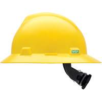 Casques de s&eacute;curit&eacute; &agrave; bordure compl&egrave;te V-Gard, R&eacute;pond aux normes CSA type 1, Suspension Rochet, Non ventil&eacute; Solutions industrielles ALPHA