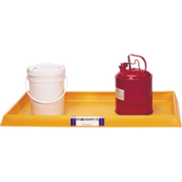 Ultra-Containment Tray&reg;, 54" L x 29.8" W x 3.5" H, 16.5 US gal. Spill Capacity Solutions industrielles ALPHA
