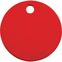 Blank Tags, Aluminum, 1.5" dia Solutions industrielles ALPHA