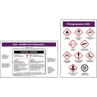 GHS/WHMIS 2015 Wallet Card Solutions industrielles ALPHA