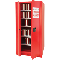 Paint/Ink Cabinet, 96 gal., 5 Shelves Solutions industrielles ALPHA