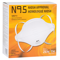 Respirateur contre les particules, N95, Certifi&eacute; NIOSH, Moyen/grand Solutions industrielles ALPHA