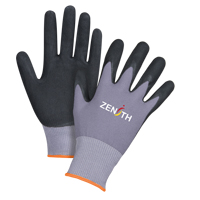 ZX-1 Premium Touchscreen Compatible Gloves, 7/Small, Nitrile/Foam Nitrile Coating, 15 Gauge, Nylon Shell Solutions industrielles ALPHA