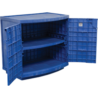 Armoire en poly&eacute;thyl&egrave;ne pour produits corrosifs et acides, 24 gal., 36" x 35" x 25" Solutions industrielles ALPHA
