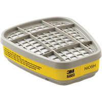 Cartouches pour respirateur s&eacute;rie 6000, Cartouche gaz/vapeur, Vapeurs organiques/Gaz acides Solutions industrielles ALPHA