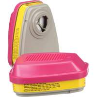 Cartouches pour respirateur s&eacute;rie 6000, Cartouche gaz/vapeur, Vapeurs organiques/Gaz acides/P100 Solutions industrielles ALPHA