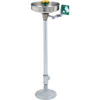 Axion&reg; Eye/Face Wash Station, Pedestal Installation, Stainless Steel Bowl Solutions industrielles ALPHA