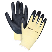 Gants r&eacute;sistants &agrave; la coupe avec prise sup&eacute;rieure, Taille 12/3T-Grand, Calibre 13, Rev&ecirc;tement Mousse de nitrile, Enveloppe en Aramide, ANSI/ISEA 105 niveau 3/EN 388 niveau 5 Solutions industrielles ALPHA