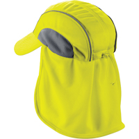 Chapeaux de refroidissement avec voiles pour le cou Chill-Its 6650, Lime haute visibilit&eacute; Solutions industrielles ALPHA