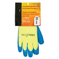 High Visibility Coated Gloves, 8, Rubber Latex Coating, 7 Gauge, Acrylic Shell Solutions industrielles ALPHA