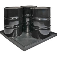 Coquilles de d&eacute;versements Econo Spill Shells , 51" lo x 47" la x 5" h, Cap. de d&eacute;versement 36 gal. US Solutions industrielles ALPHA