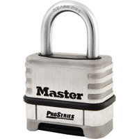 Cadenas &agrave; combinaison ProSeries, Argent, Acier inoxydable, Largeur de 2-1/4" Solutions industrielles ALPHA