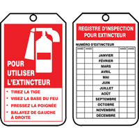 Étiquettes d'inspection