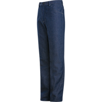 Pantalons en denim coupe d&eacute;tendue r&eacute;sistants aux flammes, 32, x 37, Bleu, 18 cal/cm² Solutions industrielles ALPHA