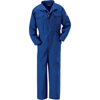 Combinaisons de premi&egrave;re qualit&eacute; r&eacute;sistantes aux flammes, Taille 38, Bleu royal, 5,1 cal/cm² Solutions industrielles ALPHA