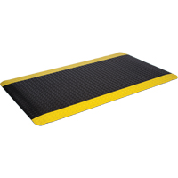 WD Deck Plate Mats, Diamond, 2' x 75' x 5/8", Black/Yellow, Sponge Solutions industrielles ALPHA