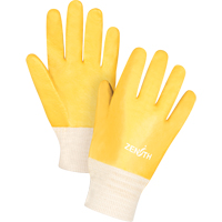 Rough-Finish Chemical-Resistant Gloves, Size 9, 10" L, PVC, Interlock Inner Lining, 47-mil Solutions industrielles ALPHA