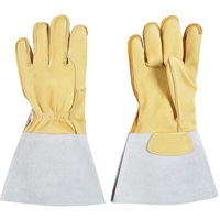 Welding Gloves, Grain Cowhide, Size Small Solutions industrielles ALPHA