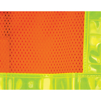 5-Point Tear-Away Traffic Safety Vest, High Visibility Orange, Medium, Polyester Solutions industrielles ALPHA