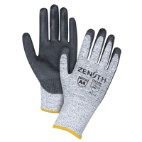 Gants &eacute;lastiques sans coutures r&eacute;sistants &agrave; la coupe, Taille 2T-Grand/11, Calibre 13, Rev&ecirc;tement Polyur&eacute;thane, Enveloppe en PEHP, ANSI/ISEA 105 niveau 4/EN 388 niveau 5 Solutions industrielles ALPHA