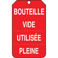 &eacute;tiquettes de s&eacute;curit&eacute; d'inspection et de contr&ocirc;le de l'&eacute;tat de l'&eacute;quipement, Papier cartonn&eacute;, 3-3/8" la x 5-7/8" h, Français Solutions industrielles ALPHA