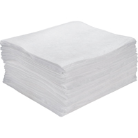 Premium Meltblown Sorbent Pads, Oil Only, 15" x 18", 15 gal. Absorbancy Solutions industrielles ALPHA