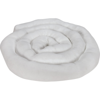 Remblais tubulaire absorbant, Huile seulement, Absorption 45 gal., 3" la x 10' lo, Pqt de 10 Solutions industrielles ALPHA