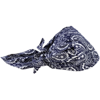 Bandeaux en triangle 6710CT de refroidissement en tissu de serviette Chill-Its, Bleu Solutions industrielles ALPHA