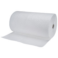 Industrial-Grade Fine Fibre Sorbent Rolls, Heavyweight, 150' L x 30" W, 70 gal. Absorbancy Solutions industrielles ALPHA