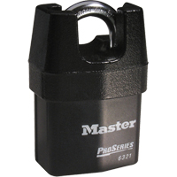 Cadenas prot&eacute;g&eacute; ProSeries, Noir, Cl&eacute;s diff&eacute;rentes, Acier lamin&eacute;, Largeur de 2-3/8" Solutions industrielles ALPHA