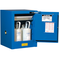 Armoires de comptoir doubl&eacute;es pour rangement de mati&egrave;res dangereuses Chem-Cor, 4 gal., 17" x 22" x 17" Solutions industrielles ALPHA