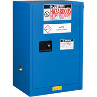 Armoires compactes doubl&eacute;es pour rangement de mati&egrave;res dangereuses Chem-Cor, 12 gal., 23,25" x 35" x 18" Solutions industrielles ALPHA