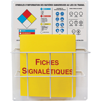 Haz-Mat Basket Style Centre Boards, French, Binders Included Solutions industrielles ALPHA