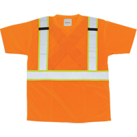 CSA Compliant T-Shirt, Polyester, Medium, Orange Solutions industrielles ALPHA