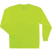Chandail &agrave; manches longues non certifi&eacute; GloWear 8091, Polyester, Petit, Jaune lime haute visibilit&eacute; Solutions industrielles ALPHA